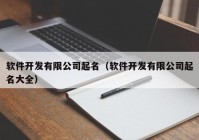 軟件開發(fā)有限公司起名（軟件開發(fā)有限公司起名大全）