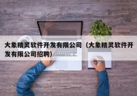 大象精靈軟件開發(fā)有限公司（大象精靈軟件開發(fā)有限公司招聘）