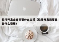 軟件開發(fā)企業(yè)需要什么資質(zhì)（軟件開發(fā)需要具備什么資質(zhì)）